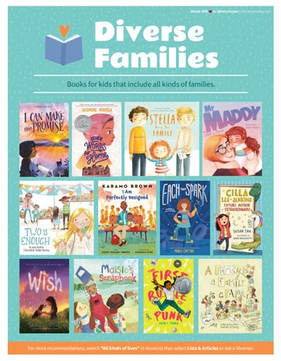 diverse families flyer image    