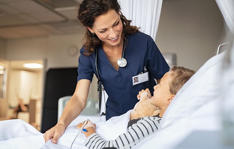 nurses patient bond child blog image    