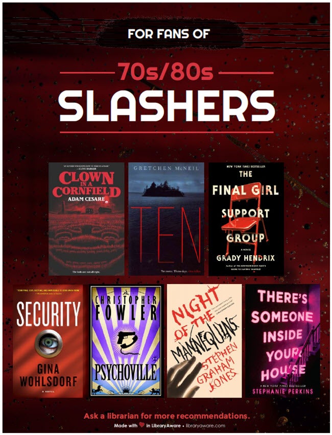 slashers flyer image    